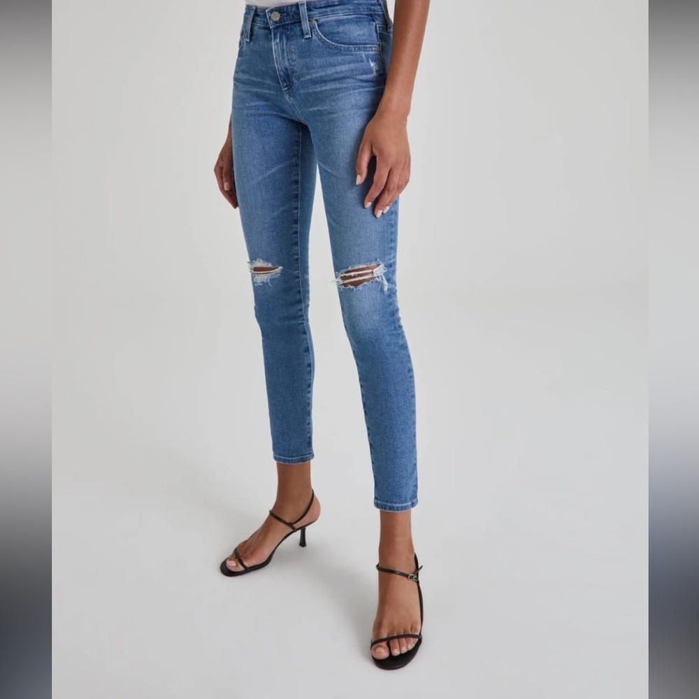 AG-ED Adrian Goldschmied Denim 26R The Legging Ankle Super Skinny Ankle Jeans